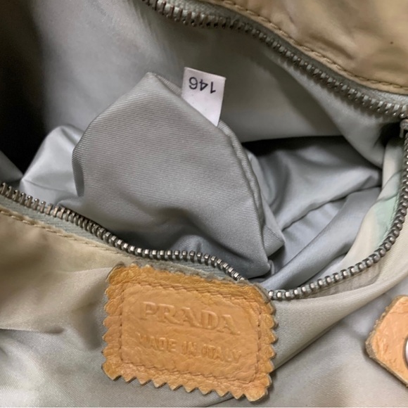Authentic PRADA Beige Leather Tote Bag - Picture 7 of 12